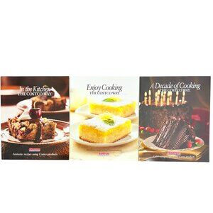 Set Of 3 Costco Cookbook Publications - All Good Condition